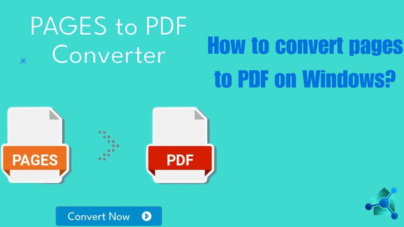 How to convert pages to PDF on Windows?